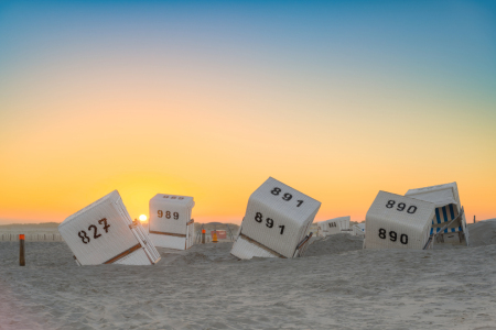 Bild-Nr: 12633116 Strandkorb-Chaos in Sankt Peter-Ording Erstellt von: Michael Valjak
