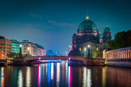 Bild-Nr: 12633774 Berliner Dom bei Nacht Erstellt von: Martin Martin Wasilewski