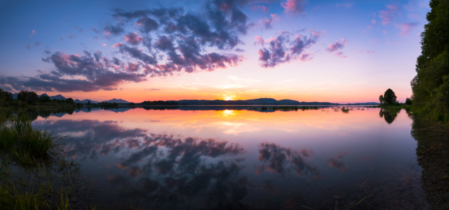 Bild-Nr: 12637874 Sonnenuntergang über dem Forggensee im Allgäu Erstellt von: raphotography88