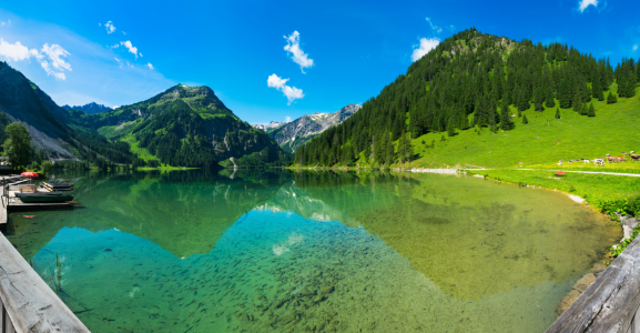 Bild-Nr: 12637882 Vilsalpsee mit Alpenbergen im Hintergrund Erstellt von: raphotography88