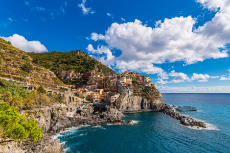 Bild-Nr: 12639939 Blick auf Manarola in Italien Erstellt von: Rico Ködder