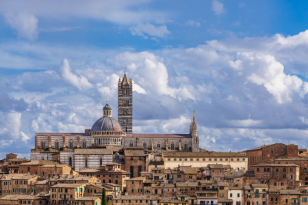 Bild-Nr: 12640899 Blick über die Altstadt von Siena in Italien Erstellt von: Rico Ködder