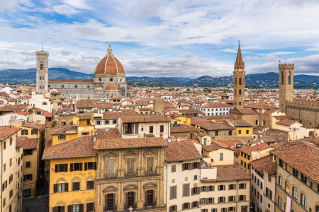 Bild-Nr: 12640902 Blick über die Altstadt von Florenz in Italien Erstellt von: Rico Ködder