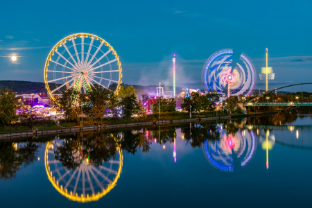 Bild-Nr: 12652431 Cannstatter Volksfest in Stuttgart am Abend Erstellt von: dieterich