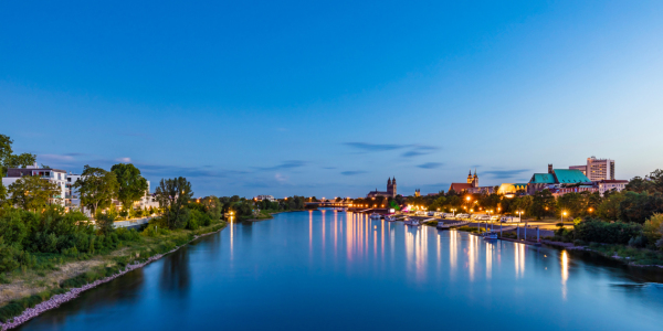 Bild-Nr: 12656916 Skyline Magdeburg mit dem Magdeburger Dom Erstellt von: dieterich