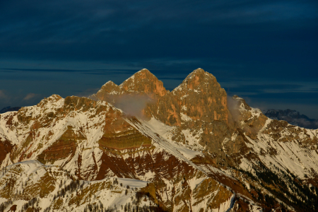 Bild-Nr: 12687530 Dolomiten vor Sonnenuntergang Erstellt von: Bettina Schnittert