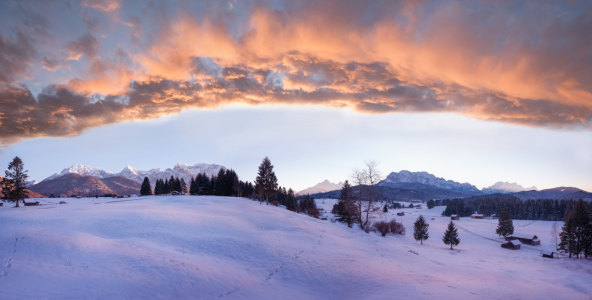 Bild-Nr: 12690524 Winterabend Buckelwiesen Erstellt von: SusaZoom