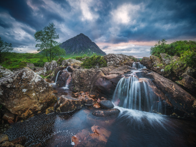 Bild-Nr: 12693097 Glencoe Wasserfall im schottischen Hochland Erstellt von: Jean Claude Castor