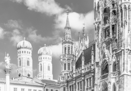 Bild-Nr: 12696665 Frauenkirche und Neues Rathaus in München Erstellt von: dieterich