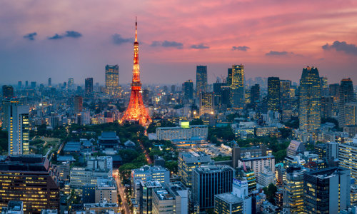 Bild-Nr: 12696899 Tokyo Stadtansicht am Abend Erstellt von: eyetronic