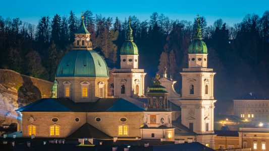 Bild-Nr: 12700620 Salzburger Dom am Abend Erstellt von: Martin Wasilewski