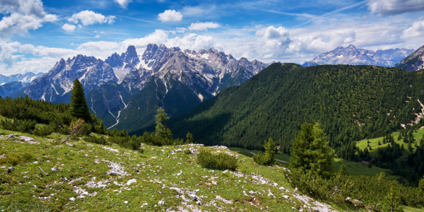 Bild-Nr: 12705354 Dolomiten - Panorama Cristallogruppe und Tofana Erstellt von: Reiner Würz