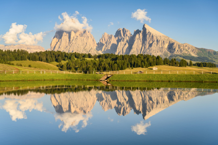 Bild-Nr: 12709412 Sommerabend auf der Seiser Alm Erstellt von: Michael Valjak