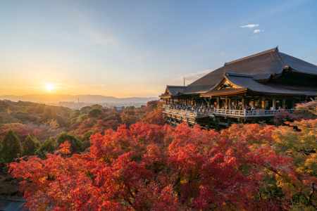 Bild-Nr: 12715874 Sonnenuntergang am Kiyomizu-dera in Kyoto Erstellt von: eyetronic