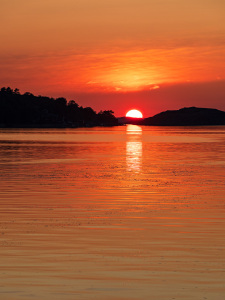 Bild-Nr: 12717199 Sonnenuntergang über Schäreninseln Erstellt von: Rico Ködder