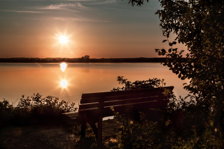 Bild-Nr: 12727722 Abendstille am Binnenwasser Erstellt von: Ursula Reins