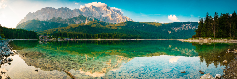 Bild-Nr: 12728214 Eibsee mit Zugspitze Erstellt von: Martin Wasilewski