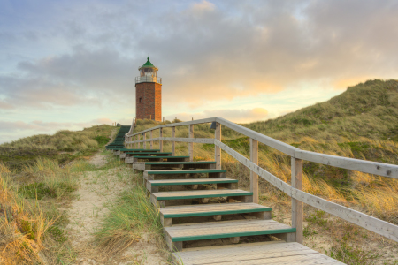 Bild-Nr: 12733463 Sylt Quermarkenfeuer Rotes Kliff in Kampen Erstellt von: Michael Valjak