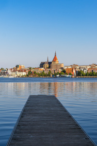 Bild-Nr: 12734390 Blick über die Warnow auf die Hansestadt Rostock Erstellt von: Rico Ködder