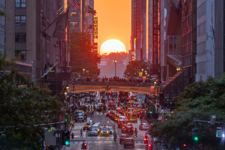 Bild-Nr: 12735594 Manhattanhenge in New York City Erstellt von: eyetronic