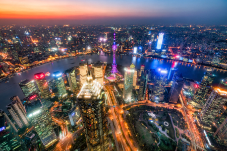 Bild-Nr: 12737807 Pudong Shanghai bei Nacht Erstellt von: eyetronic