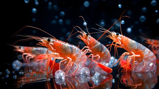 Bild-Nr: 12741211 Shrimps KI Erstellt von: Heike  Hultsch