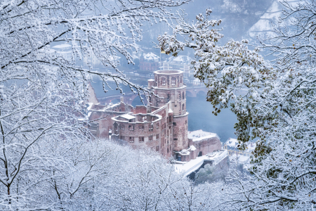 Bild-Nr: 12741256 Heidelberger Schloss im Winter Erstellt von: eyetronic
