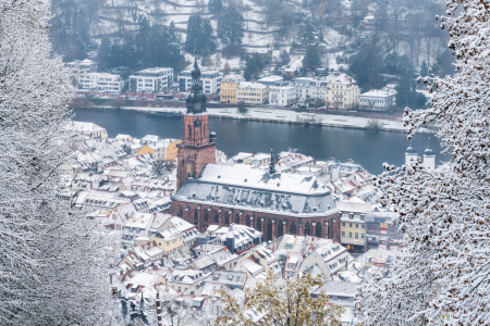 Bild-Nr: 12741740 Heidelberg Heiliggeistkirche im Winter Erstellt von: eyetronic