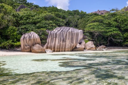 Bild-Nr: 12742036 Seychellen - Granitfelsen am Strand von La Digue Erstellt von: t-ART