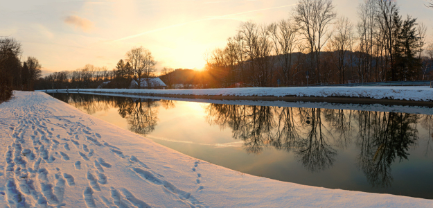 Bild-Nr: 12742159 Sonnenuntergang am Isarkanal Erstellt von: SusaZoom