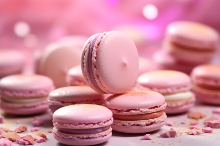 Bild-Nr: 12742354 Macaron pink KI Erstellt von: Heike  Hultsch