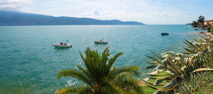 Bild-Nr: 12742425 Mediterranes Seeufer Gargnano am Gardasee Erstellt von: SusaZoom