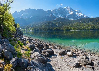 Bild-Nr: 12743958 Eibseestrand mit Zugspitzblick Erstellt von: SusaZoom