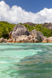 Bild-Nr: 12744038 Traumstrand auf La Digue - Seychellen Erstellt von: t-ART