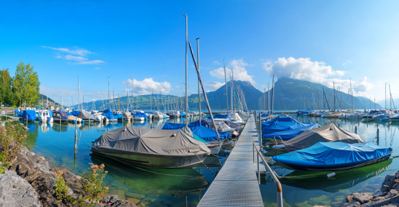 Bild-Nr: 12744190 Hafen Faulensee am Thunersee Erstellt von: SusaZoom