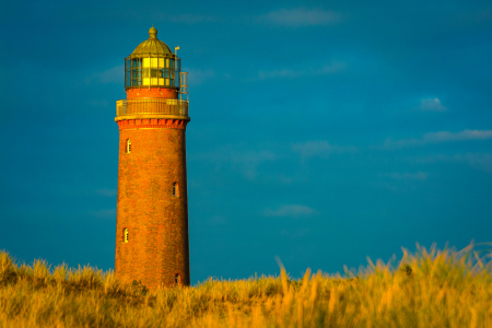 Bild-Nr: 12747755 Leuchtturm Darßer Ort im Sonnenuntergang Erstellt von: Martin Martin Wasilewski