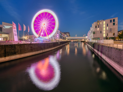 Bild-Nr: 12748068 Riesenrad in Köln am Abend Erstellt von: Michael Valjak