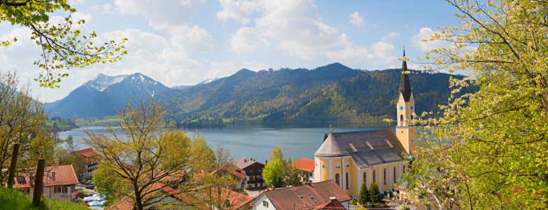 Bild-Nr: 12749287 Kirchblick Schliersee im Frühling Erstellt von: SusaZoom