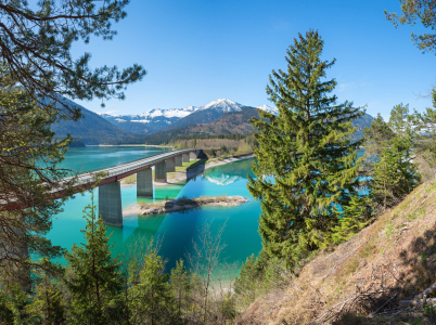 Bild-Nr: 12750180 Brücke am Sylvenstein Stausee Erstellt von: SusaZoom