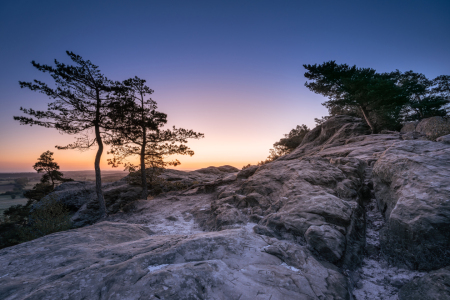 Bild-Nr: 12752933 Blaue Stunde an der Teufelsmauer in Timmenrode  Erstellt von: Steffen Henze