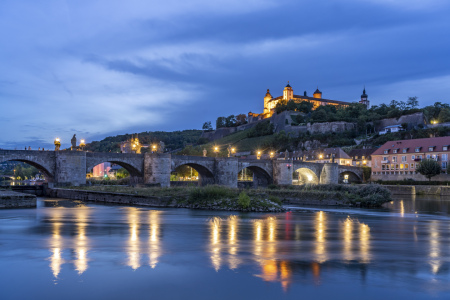 Bild-Nr: 12755965 Würzburg bei Nacht Erstellt von: reisefoto