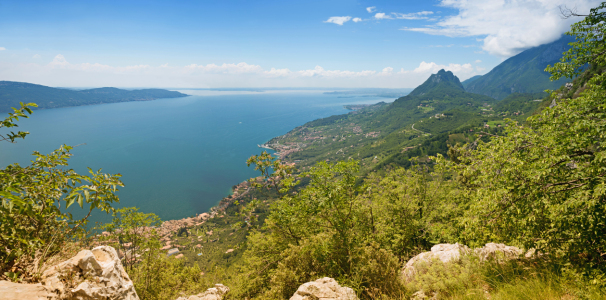 Bild-Nr: 12756991 Aussicht am Gardasee Höhenweg Sasso Erstellt von: SusaZoom