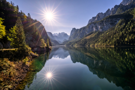 Bild-Nr: 12758026 Herbstmorgen am Gosausee Erstellt von: Achim Thomae