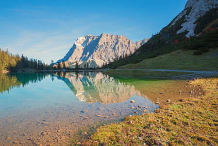 Bild-Nr: 12758120 Spiegelung Zugspitze im Seebensee Erstellt von: SusaZoom