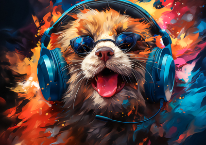 Bild-Nr: 12759751 Musik Kunterbunt KI Erstellt von: Steffen Gierok