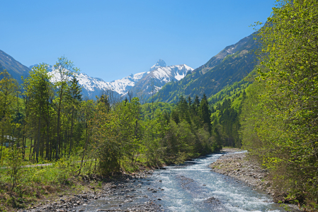 Bild-Nr: 12761480 Frühling an der Trettach bei Oberstdorf Erstellt von: SusaZoom