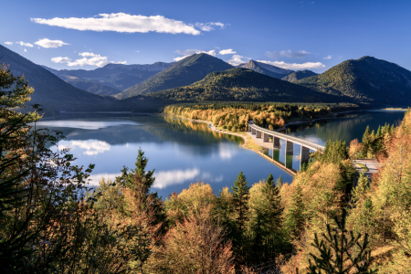 Bild-Nr: 12761653 Herbst am Sylvensteinstausee in Bayern Erstellt von: Achim Thomae