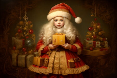 Bild-Nr: 12761716 Weihnachtsmädchen Erstellt von: Heike  Hultsch