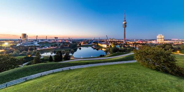 Bild-Nr: 12762954 Panorama Olympiastadion im Olympiapark in München Erstellt von: dieterich