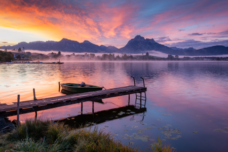 Bild-Nr: 12766968 Sonnenaufgang am Hopfensee Erstellt von: Martin Wasilewski